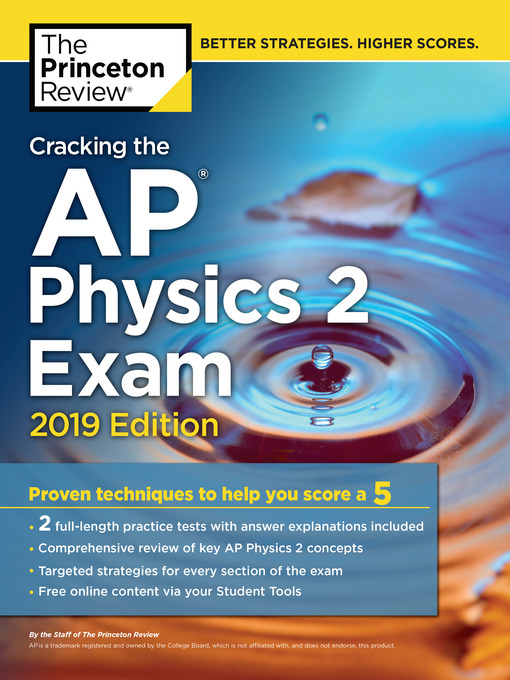 Title details for Cracking the AP Physics 2 Exam, 2019 Edition by The Princeton Review - Available